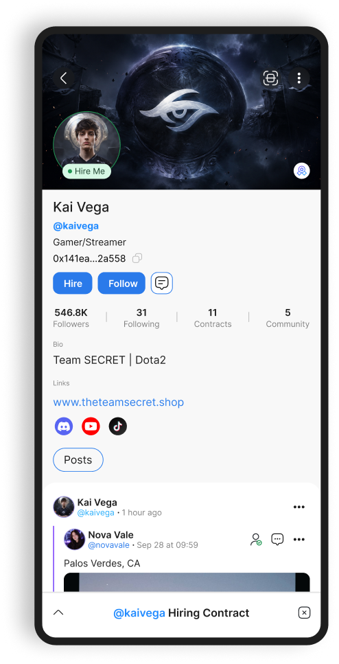 Kai Vega — Gamer / Streamer