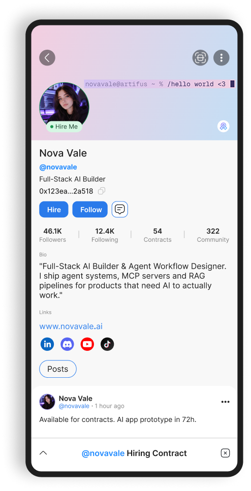 Nova Vale — Full-Stack AI Builder